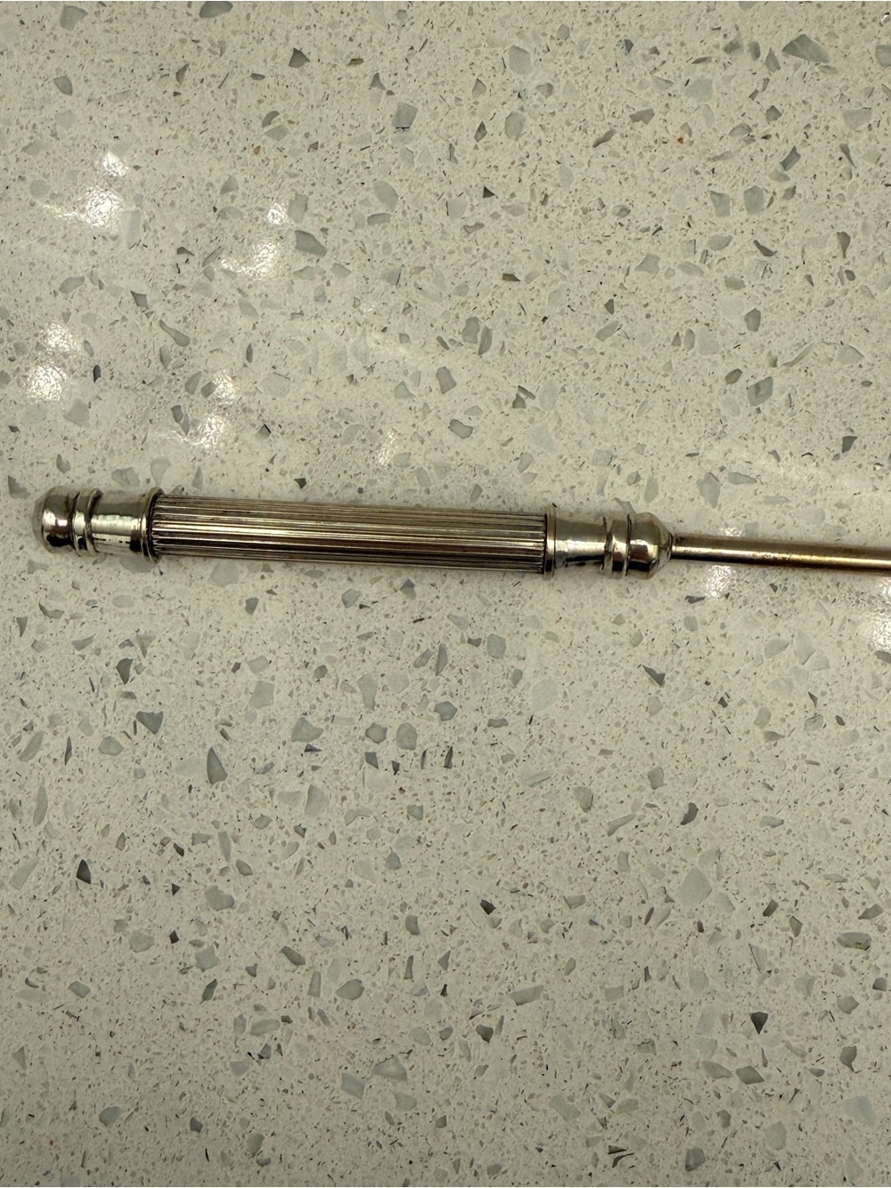 Vintage Silver Candle Bell Shaped Flame Snuffer with Long Handle π₯ - Picture 5 of 6